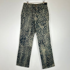 Louis Vuitton Dark Blue Monogram Denim Jeans Size 32