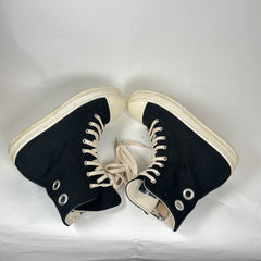 Rick Owens Black Gimp Ramones Size 39
