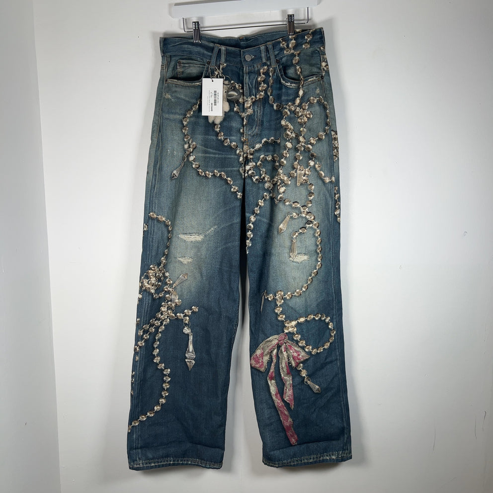 Acne Studios 1981 ‘Mid Blue’ Trompe L’oeil Jeans
