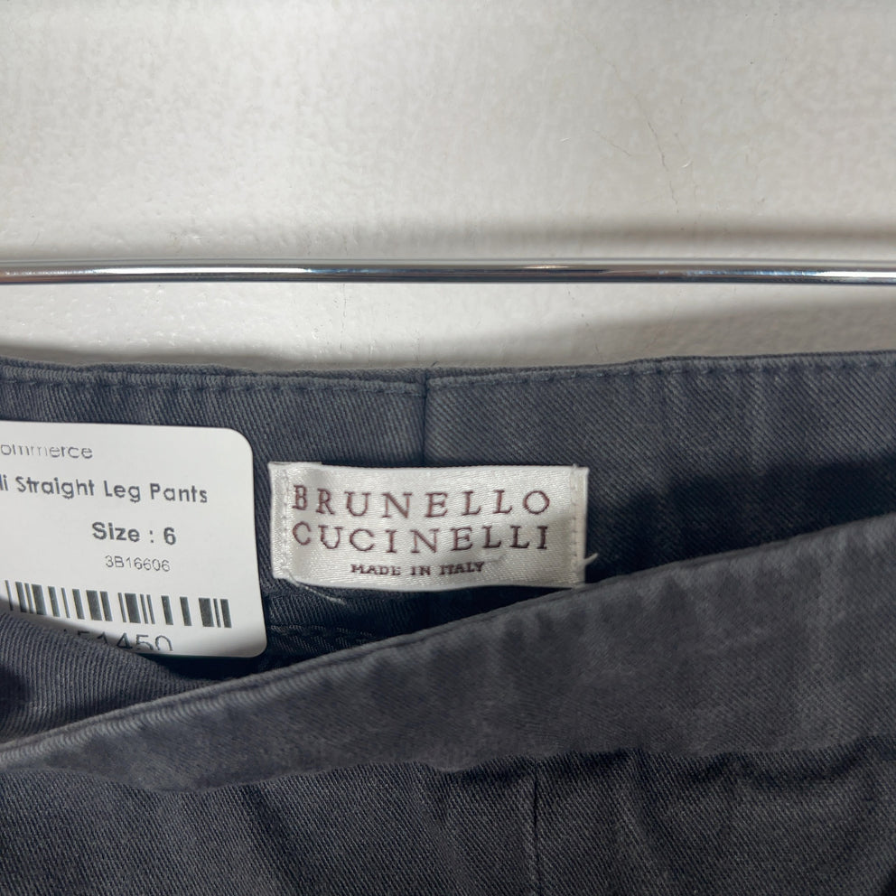 Brunello Cucinelli Straight Leg Pants