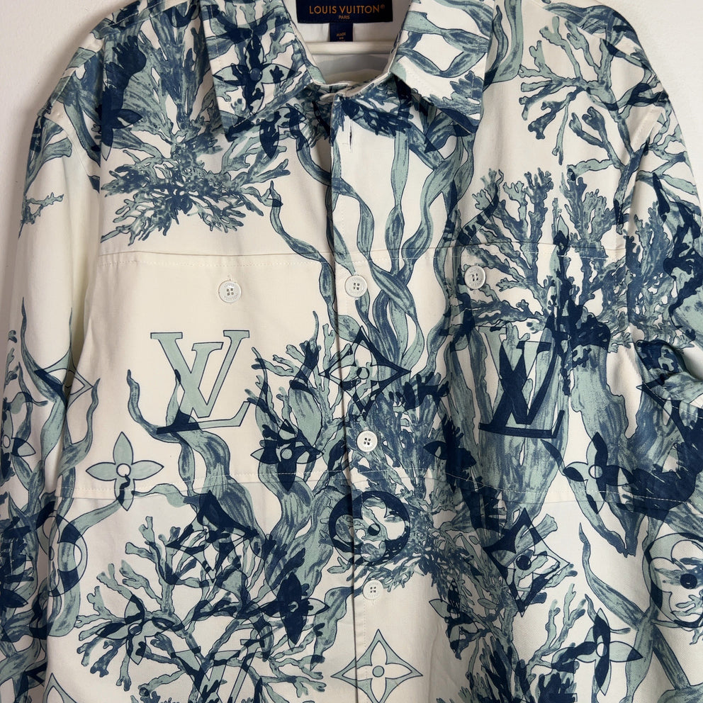 Louis Vuitton FW23 Coral Reef Monogram Shirt
