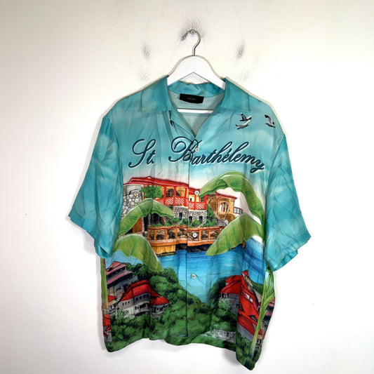 Amiri Eden Rock 'St. Barthélemy' Silk Shirt