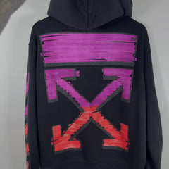 Off-White 'Marker' Arrow Zip-Up Hoodie