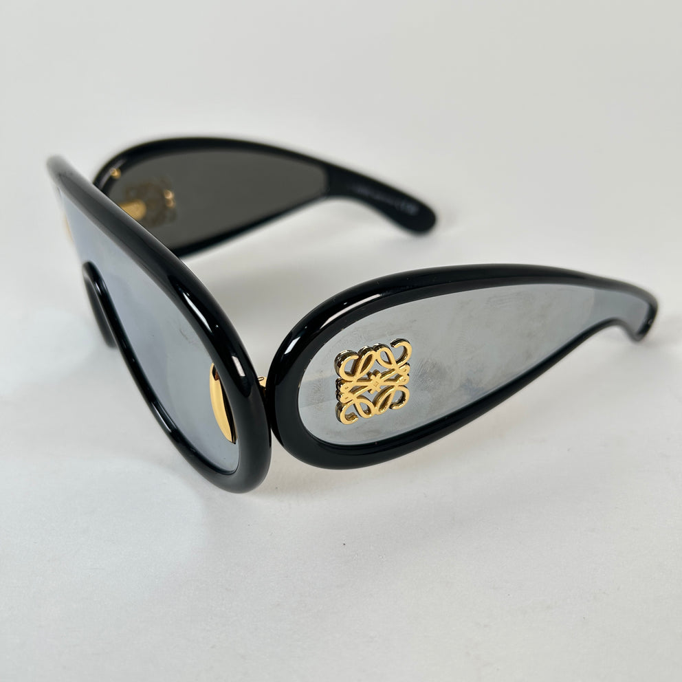 Loewe Black Anagram Mask Sunglasses