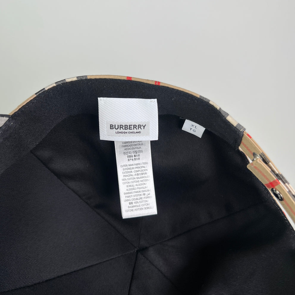 Burberry TB Check Baseball Cap