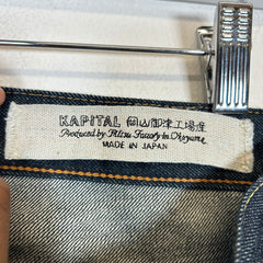Kapital Dark Blue Okabellbo Flared Jeans Size 32