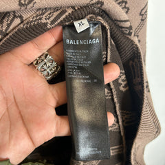 Balenciaga Brown Balenciaga Brown BB Logo Sweater Size XL