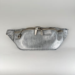 Rick Owens Waxed Metallic Belt Bag