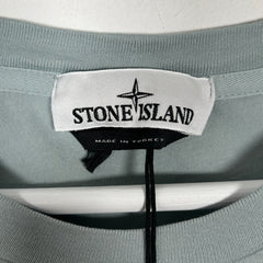 Stone Island Light Blue Logo T-Shirt Size XXL