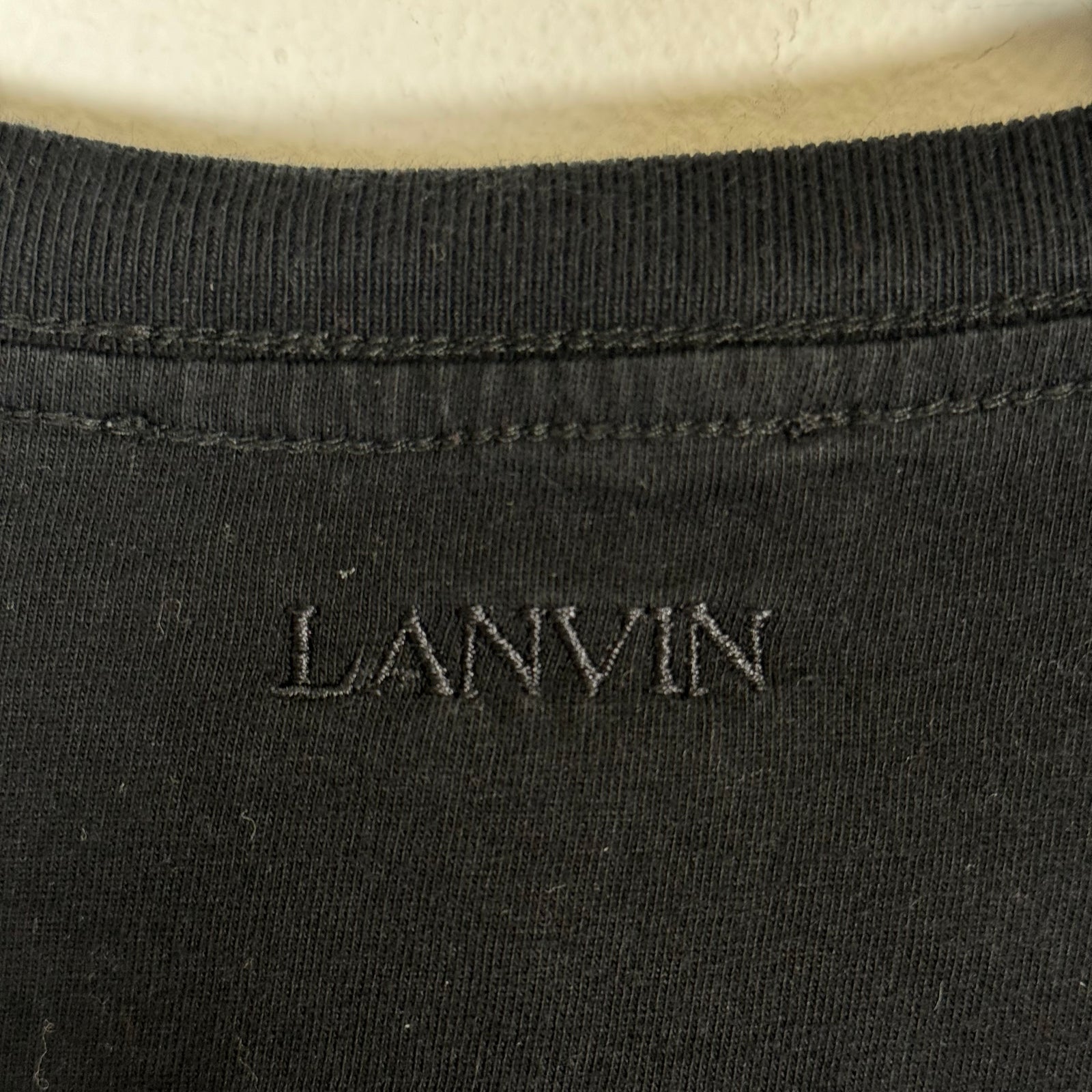 Lanvin x Gallery Dept Black French Logo Tee Size XS