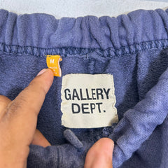 Gallery Dept Navy Paint Splatter Flared Sweatpants Size M