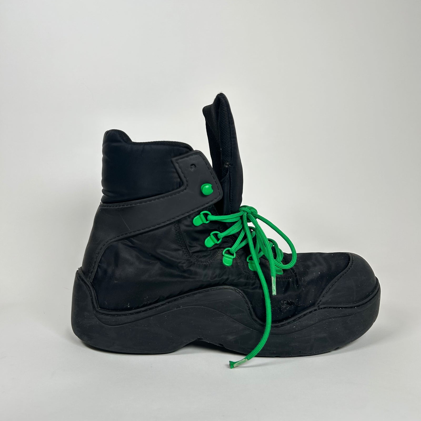 Bottega Veneta Black Puddle Bomber Boots Size 44