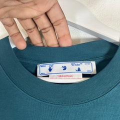 Off-White Teal Chain Arrows T-Shirt Size XL