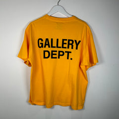 Gallery Dept 'Everything Must Go' Yellow T-Shirt Size L