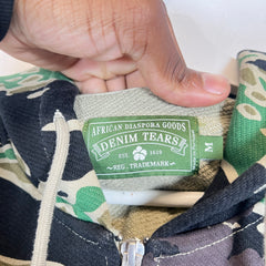 Denim Tears Green Tiger Camo Wreath Zip-Up Size M