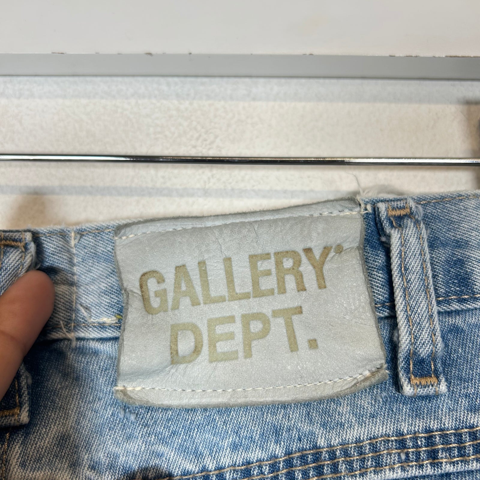 Gallery Dept Lightwash Carpenter Shorts Size 32
