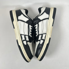 Amiri Black/White Skel Low Top Sneaker Size 41