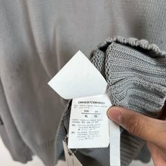 Off-White Knit Sweater Grey Stripes Size XL