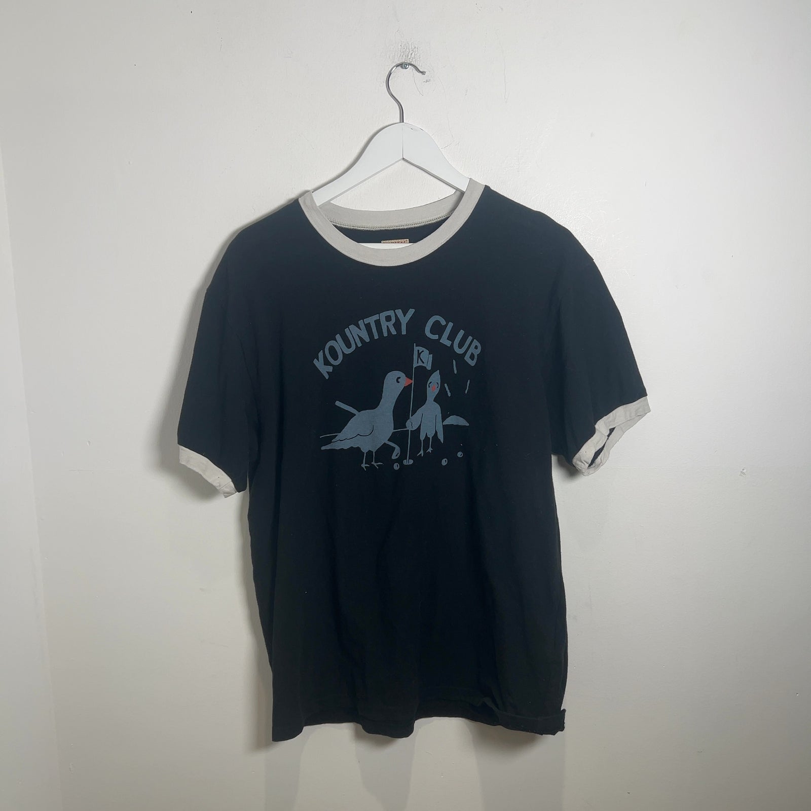Kapital Black 'Kountry Klub' Baseball Shirt Size 4