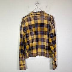 Vale Chocolate 'Valley Dreams' Rhinestone Flannel Shirt