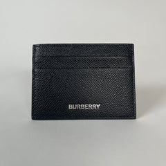 Burberry Logo Motif Leather Card Holder