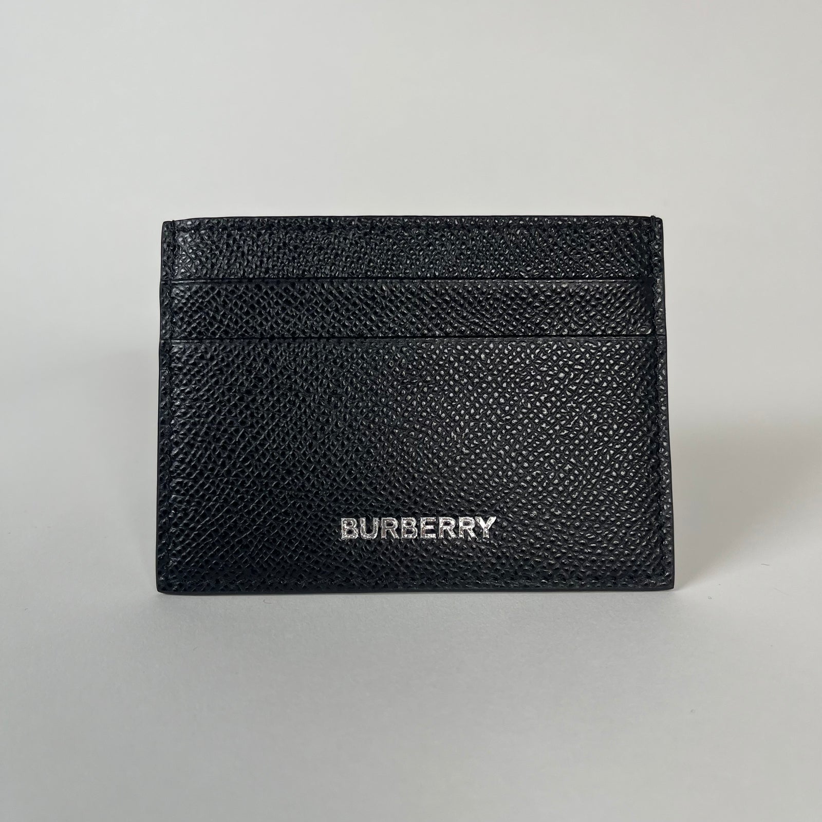 Burberry Logo Motif Leather Card Holder