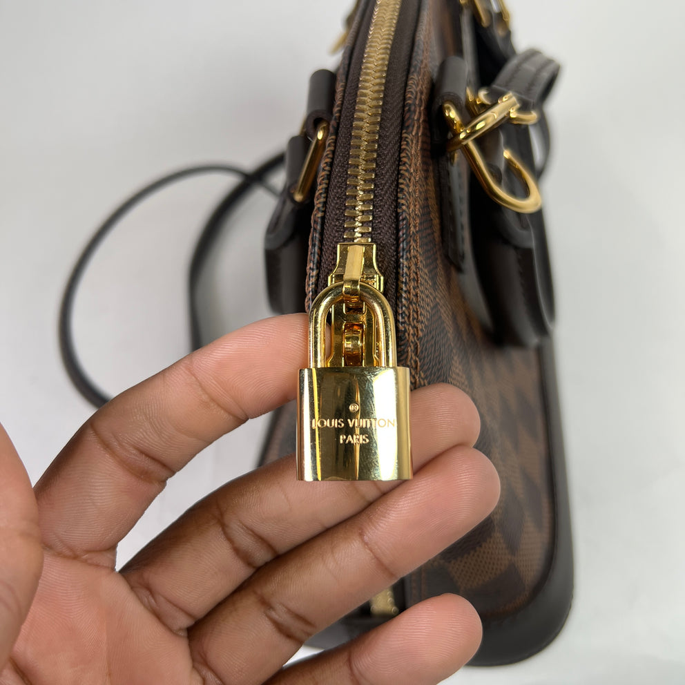 Louis Vuitton Ebene Damier Alma Bag