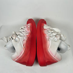 Lanvin Red/White Curb Sneaker Size 45