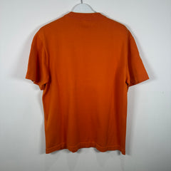 Louis Vuitton Orange Embroidered Signature T-Shirt Size M