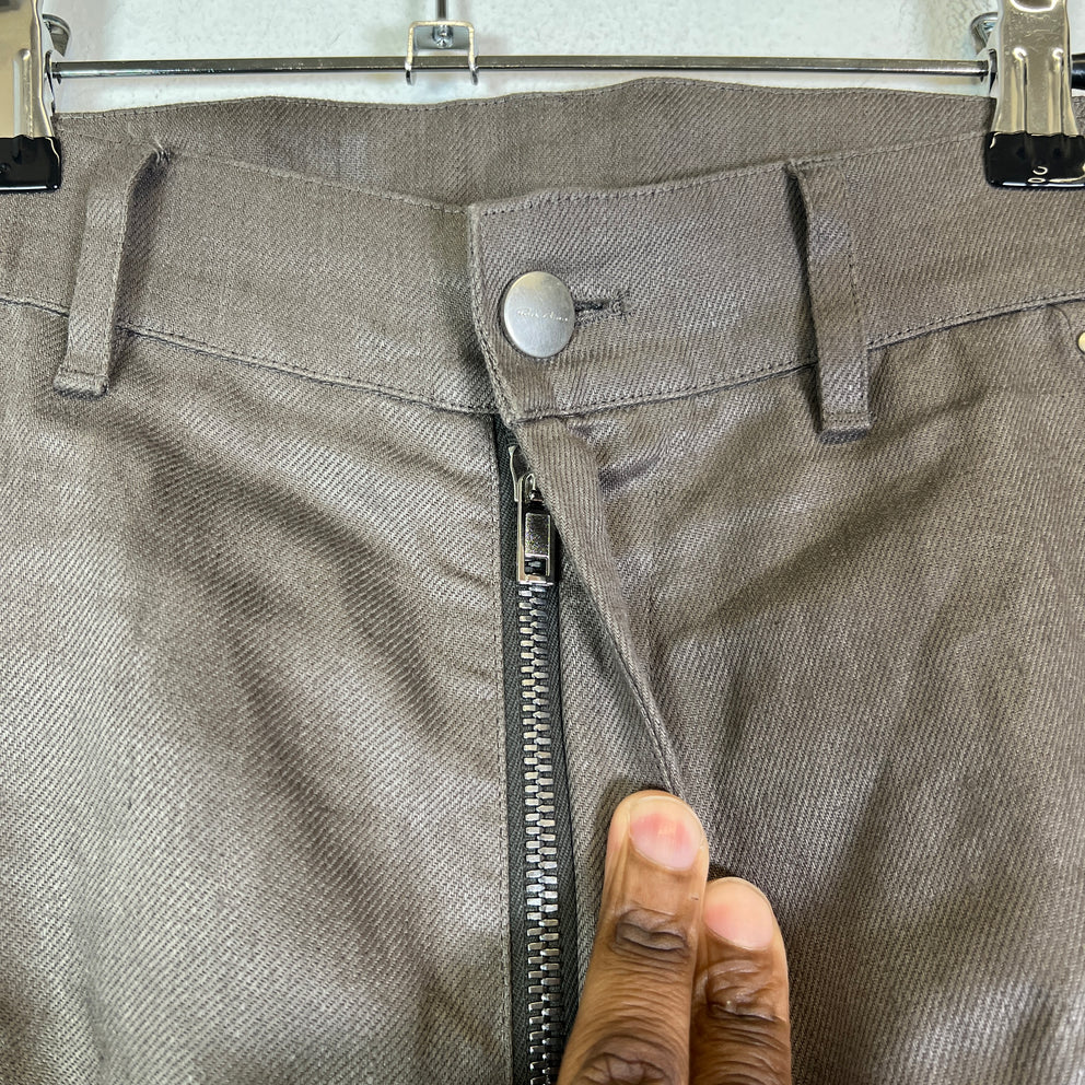 Rick Owens Hollywood SS25 Linen Stefan Cargo Pants