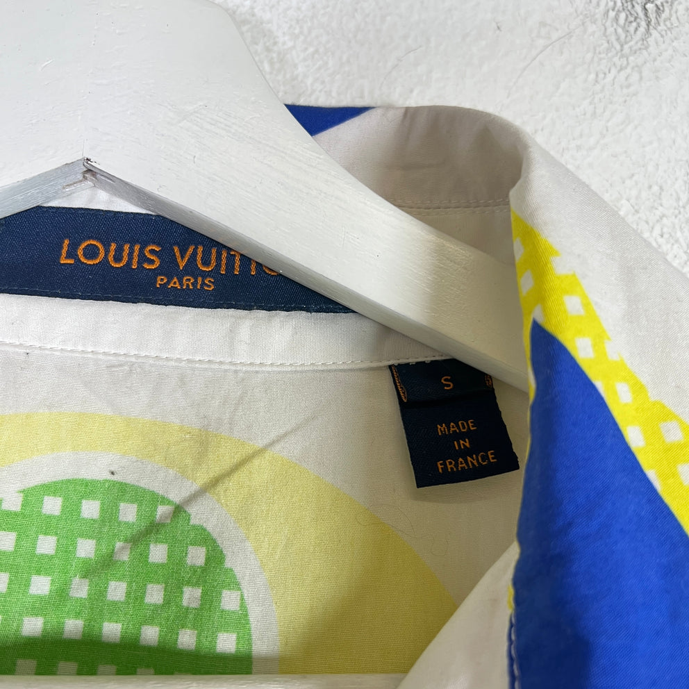 Louis Vuitton Multi Color Monogram Button-Up Shirt