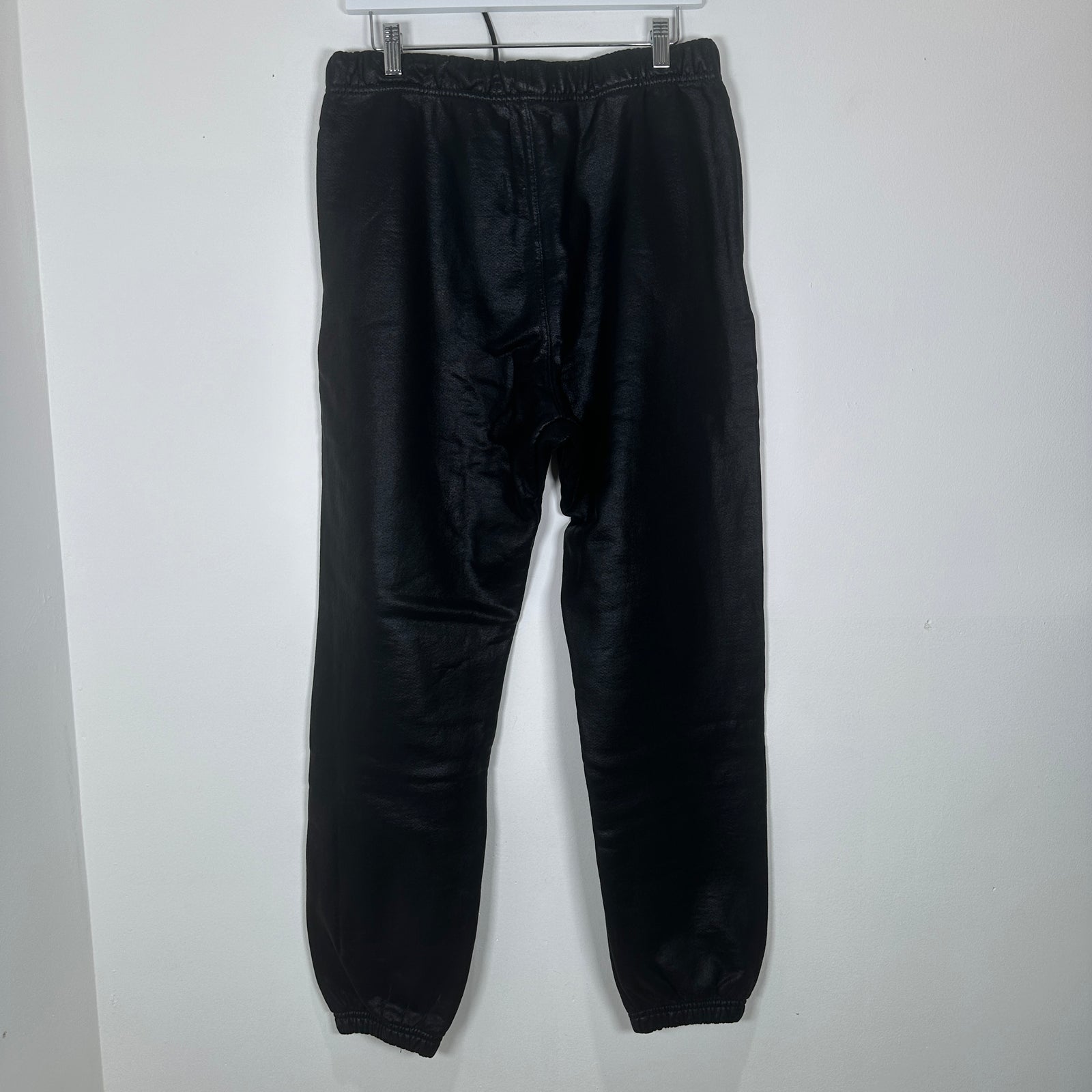 Gallery Dept. Black Waxed Sweatpants Size L