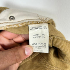 Engineered Garments Tan Workaday Corduroy Pants Size 30