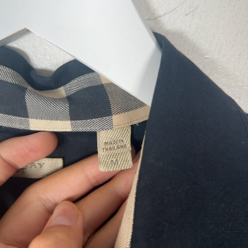 Burberry Equestrian Logo Button-Up T-Shirt
