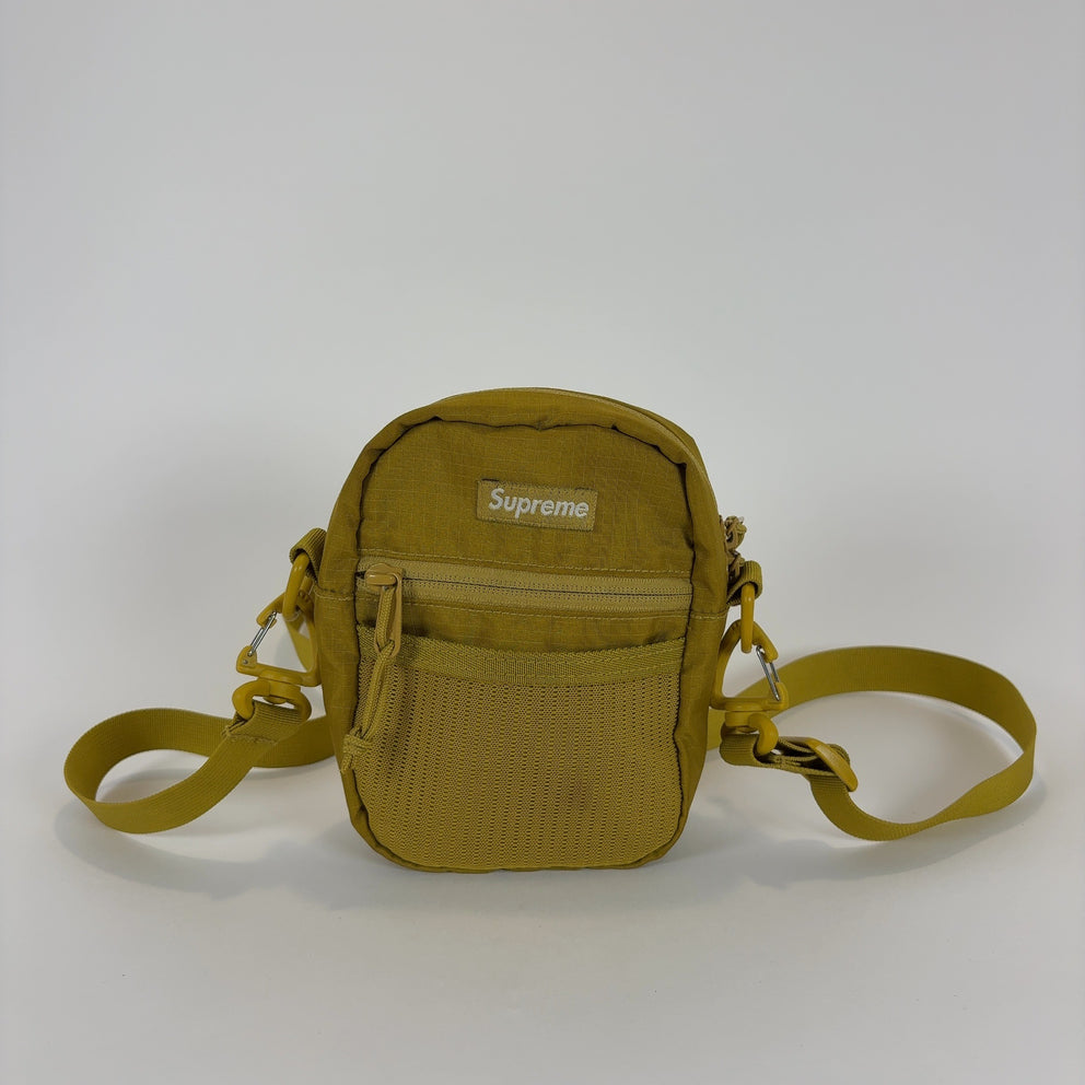 Supreme Yellow Nylon Side Bag