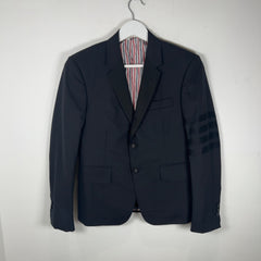Thom Browne Black 4-Bar Blazer