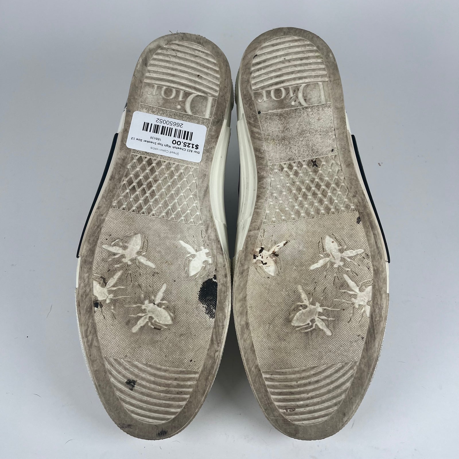 Dior B23 Cheetah High Top Sneaker Size 12