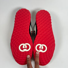 Gucci Black/Red Mac 80 Sneaker Size GG 10