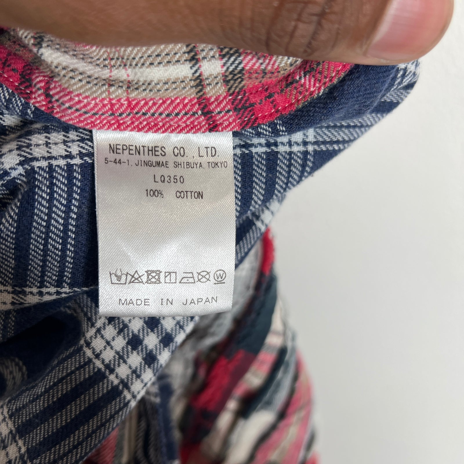 Needles x  Kith Rebuild Flannel Size M