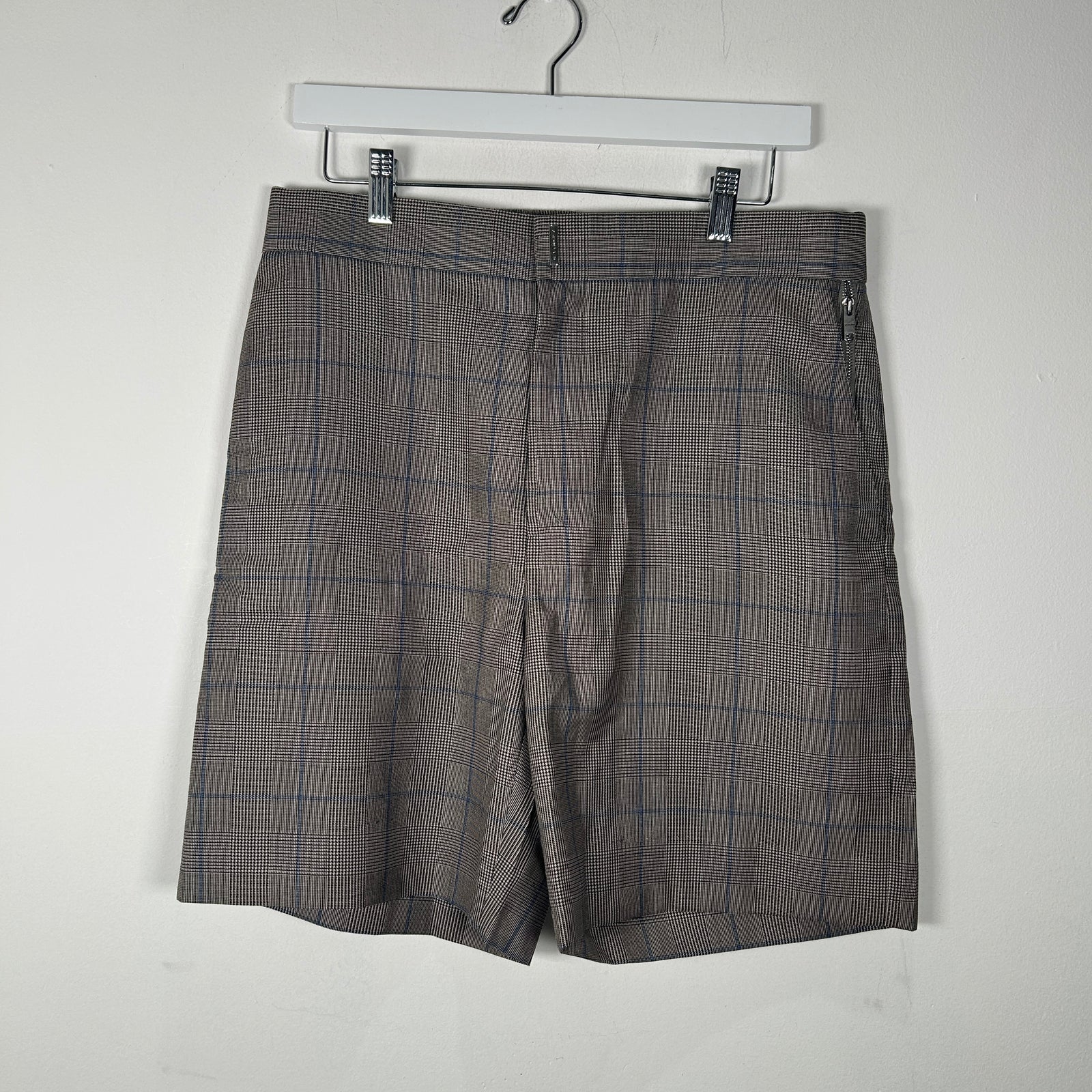 Givenchy Grey Pinstripe Wool Shorts Size 31