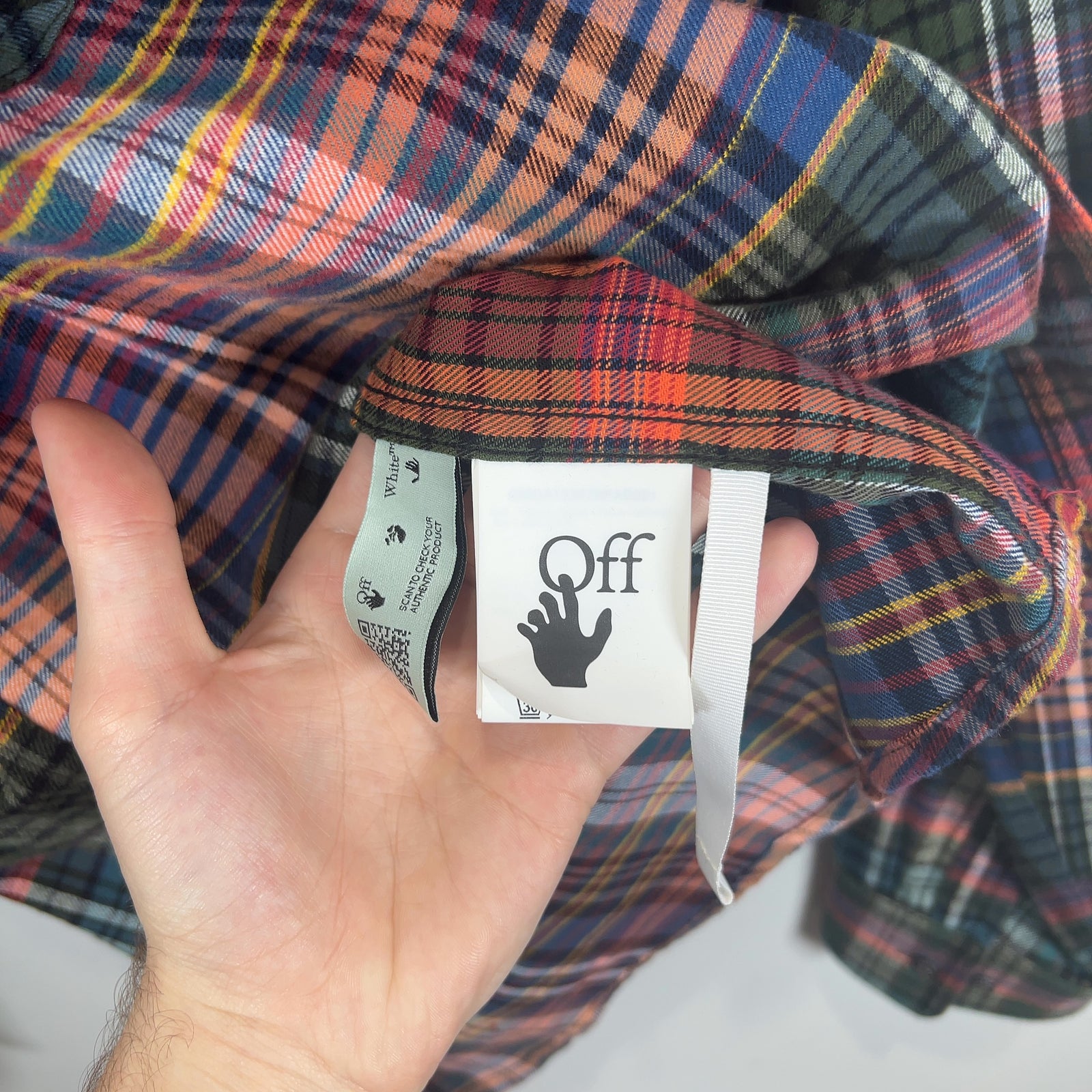 Off-White Spray Arrows Flannel Shirt