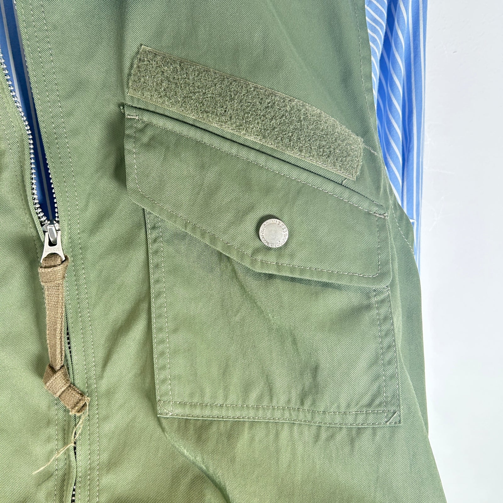 Junya Watanabe Eye Cargo Patchwork Shirt Jacket Size L