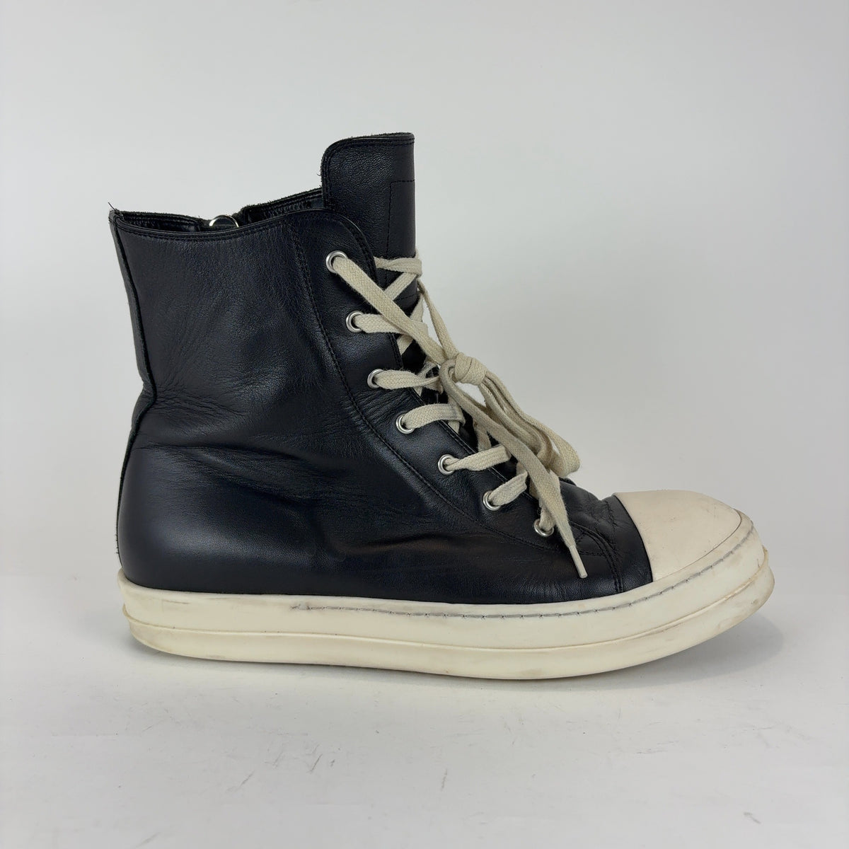 Rick Owens Mainline Leather High-Top Ramones