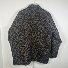 Needles Green Cheetah Work Jacket Size XL