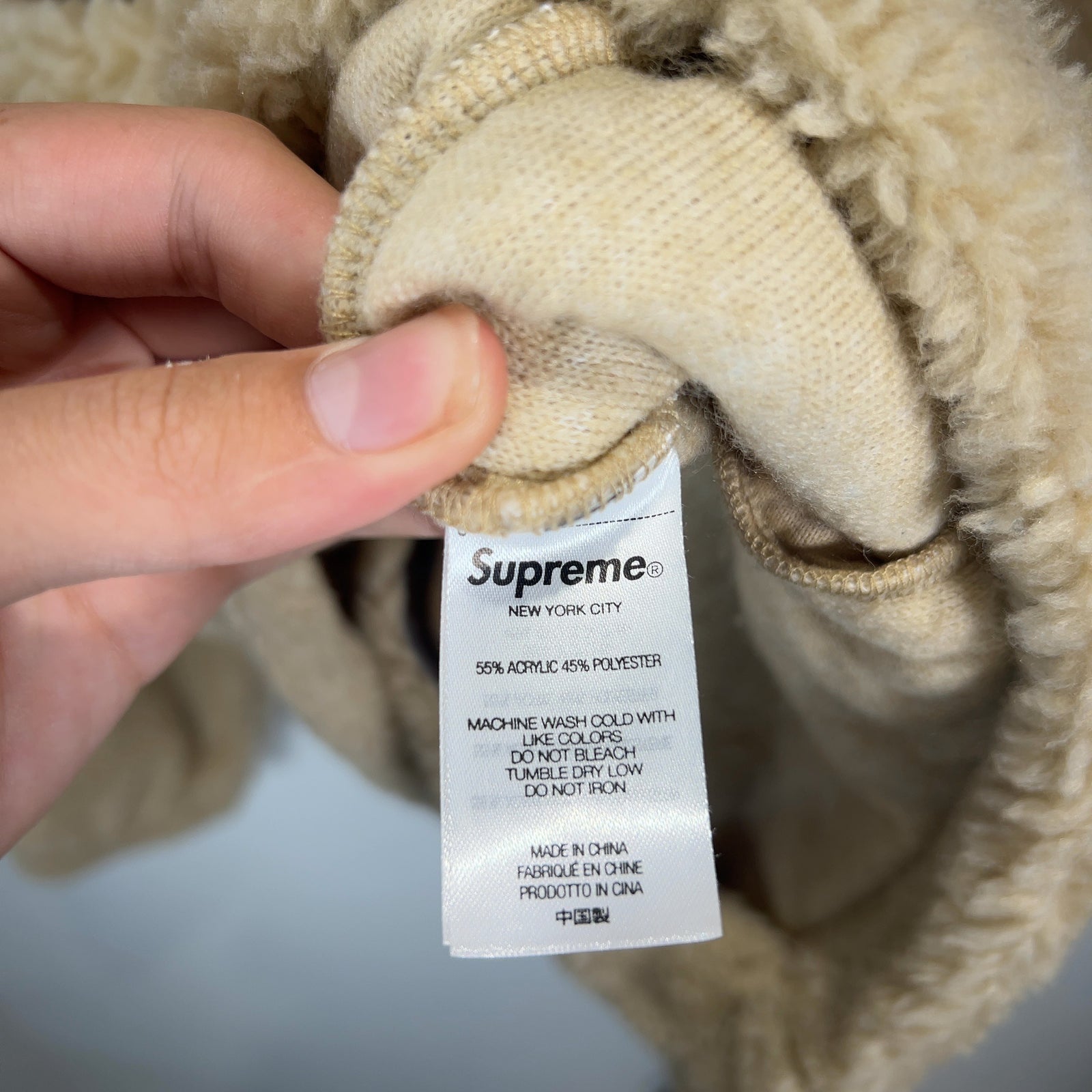 Supreme Star Back Logo Fleece Jacket