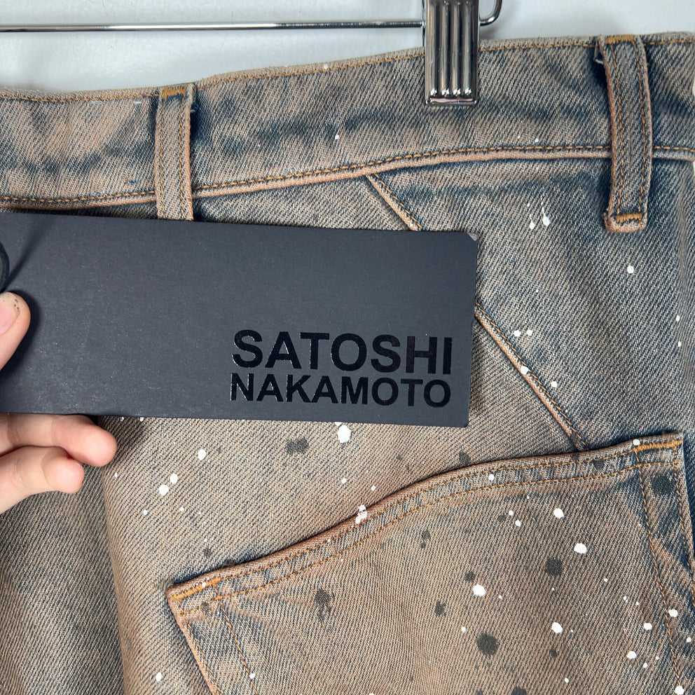 Satoshi Nakamoto Acid Rain Shorts