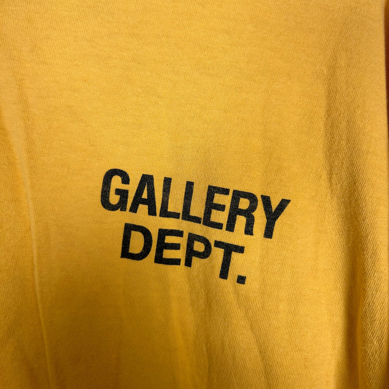 Gallery Dept Yellow Souvenir Tee Size L