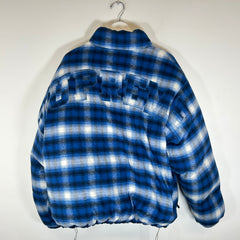 Supreme Blue/Grey Reversible Puffer Size L