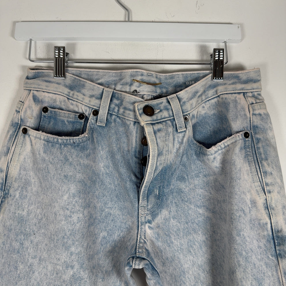 Saint Laurent Acid Wash Jean Size 28