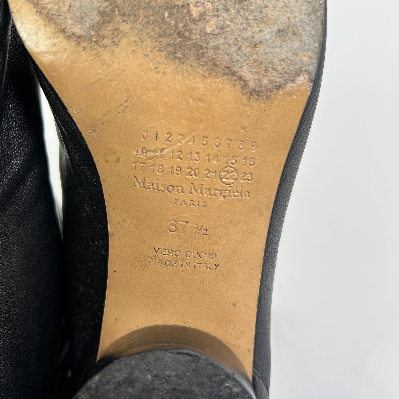 Maison Margiela Leather Tabi Boots